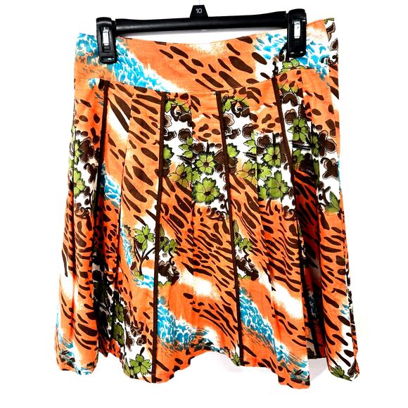 Marianne Size 8 Womens Bermuda Bohemian Floral Tigress Multi Skirt - Picture 5 of 7